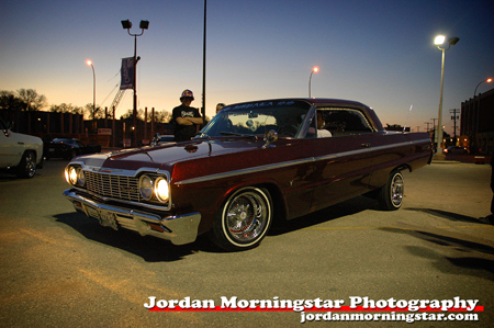 lowrider impala wallpaper.  show who was really showing off his lowrider's bouncing skills.
